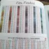 agenda da bordadeira tabela de cores max moulim
