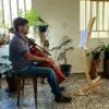 suporte-para-violoncelo-de-chão-com-suporte-para-arco-e-partitura