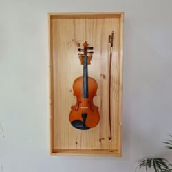 Quadro Expositor para Violino e Arco