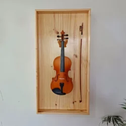 Quadro Expositor para Violino e Arco